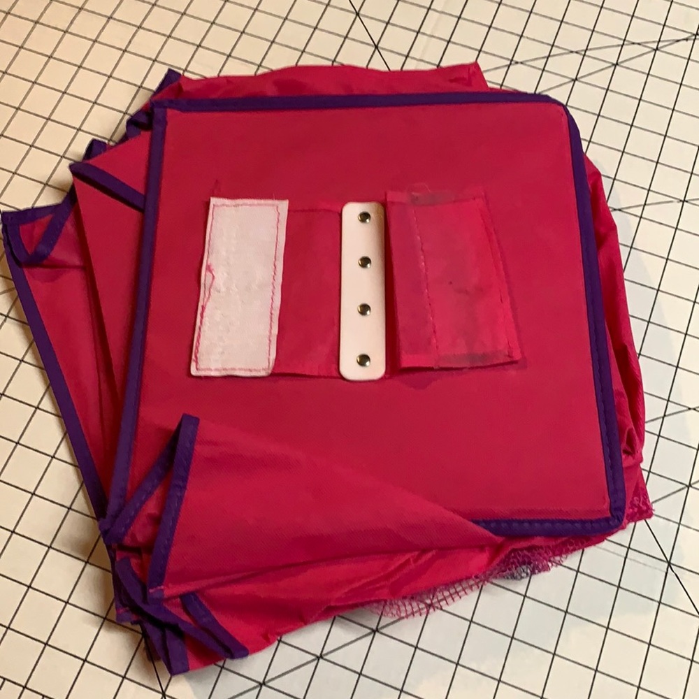 Girls hanging Closet organizer!